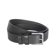 Brandon Full-Grain Leather Belt رجالي in Classic 100% Full-Grain Leather - Full Exterior Front Profile View | Buy Online
