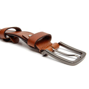 Manovo Full-Grain Leather Belt رجالي – alternate product view 2