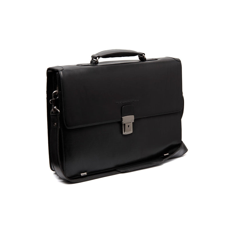 Salvatore Full-Grain Leather Briefcase رجالي