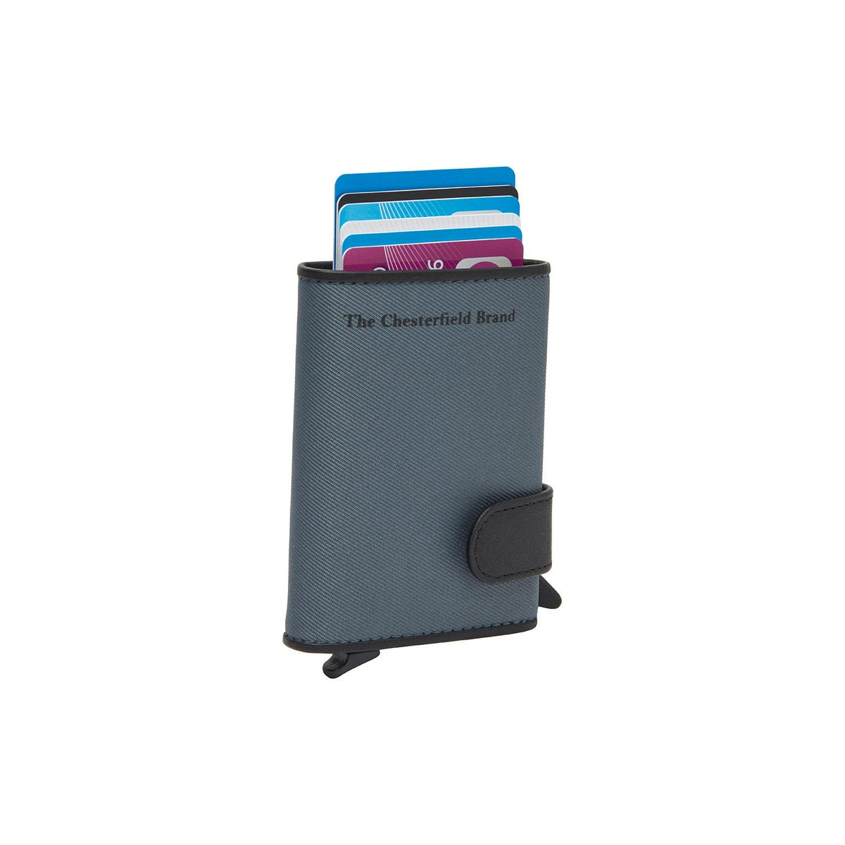 Delsbo Full-Grain Leather Card Holder نسائي in Classic 100% Full-Grain Leather - Full Exterior Front Profile View | Buy Online