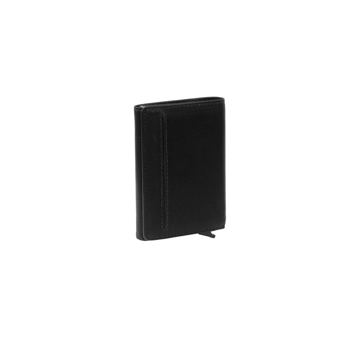 Solid Antique Brass Hardware &amp; Heavy-Duty Dual Zipper Detail on Lancaster Full-Grain Leather Card Holder نسائي