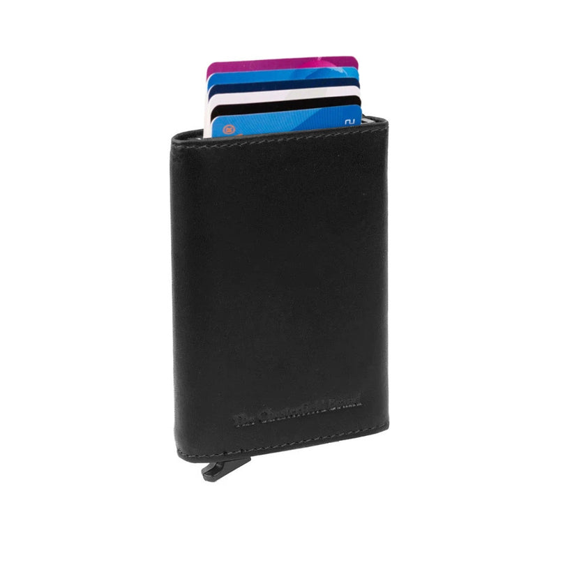 Lancaster Full-Grain Leather Card Holder نسائي