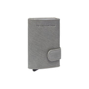 
Light Grey Leather Card Holder Mannheim, detail view 5