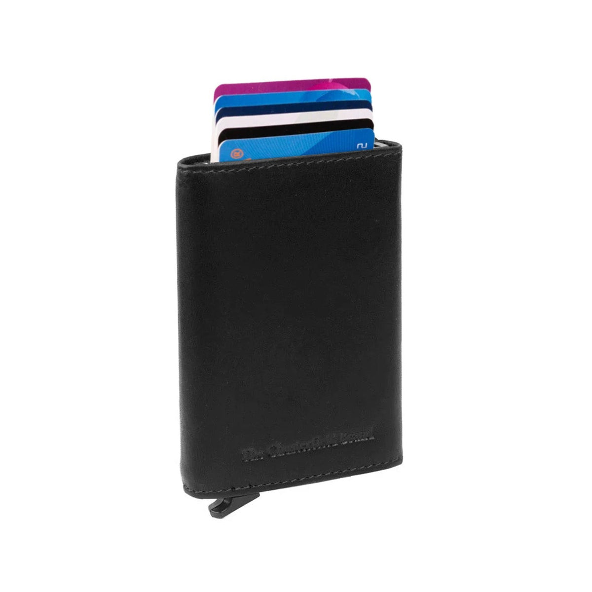 Palma Full-Grain Leather Card Holder نسائي in Classic 100% Full-Grain Leather - Full Exterior Front Profile View | Buy Online