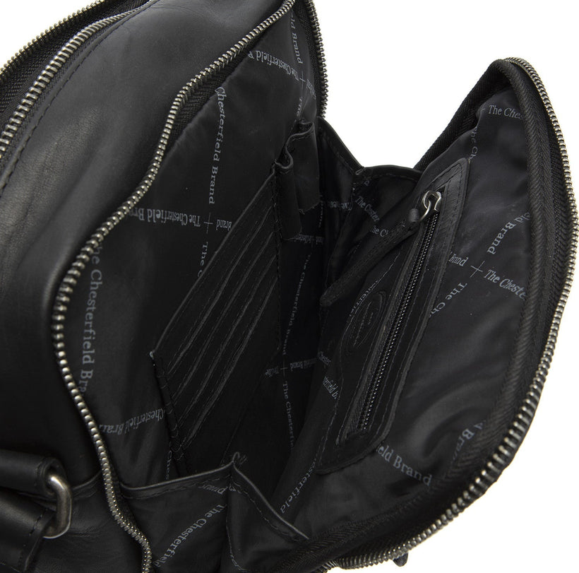 Alva Full-Grain Leather Crossbody Bag رجالي