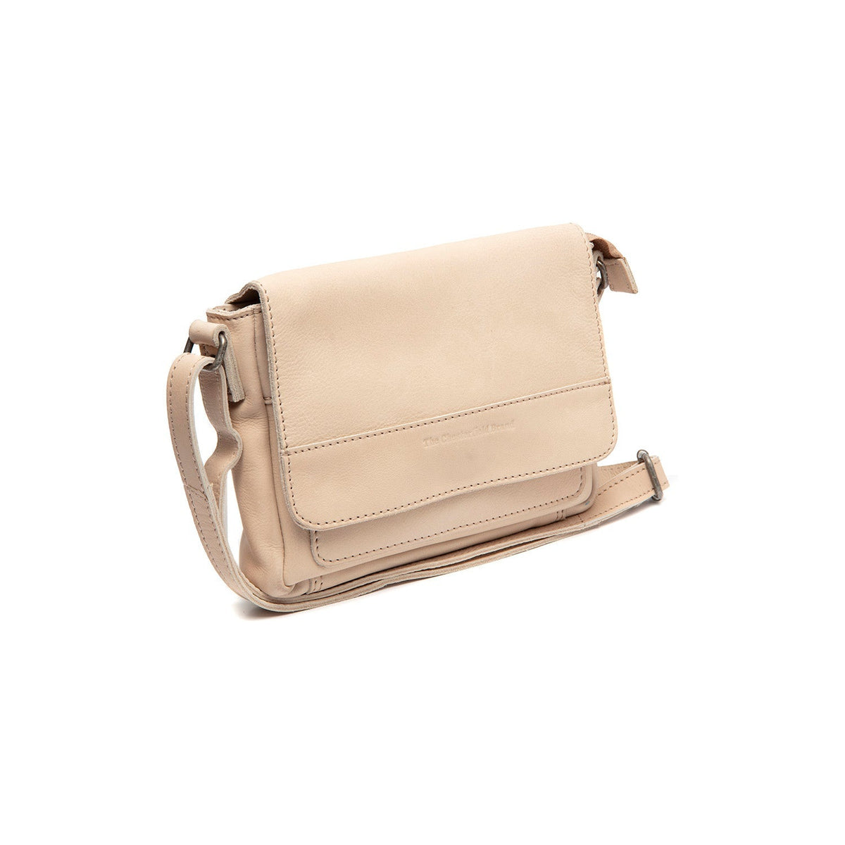 Ann Full-Grain Leather Crossbody Bag نسائي in Classic 100% Full-Grain Leather - Full Exterior Front Profile View | Buy Online
