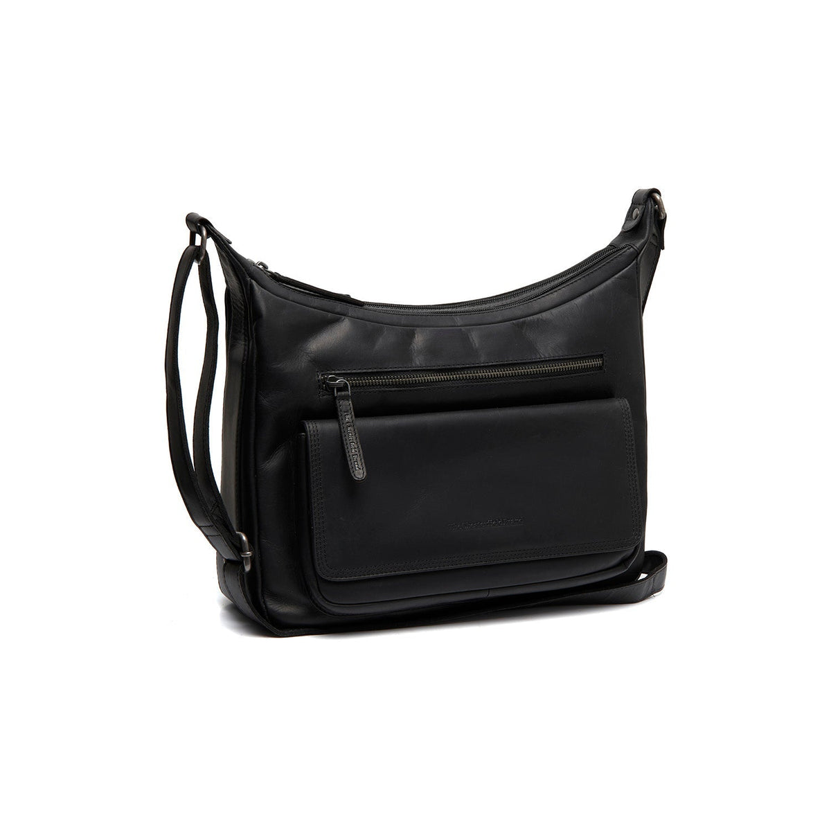 Bryson Full-Grain Leather Crossbody Bag نسائي in Classic 100% Full-Grain Leather - Full Exterior Front Profile View | Buy Online