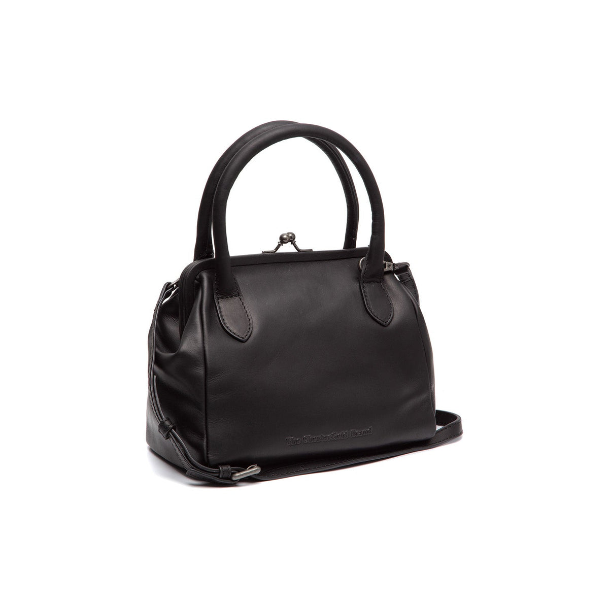 Chili Full-Grain Leather Handbag نسائي in Classic 100% Full-Grain Leather - Front Profile View &amp; Tailored Silhouette | Buy Online
