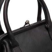 Classic 100% Full-Grain leather Goods - Back View Showing Tailored Shoulder Fit &amp; Clean Hemline