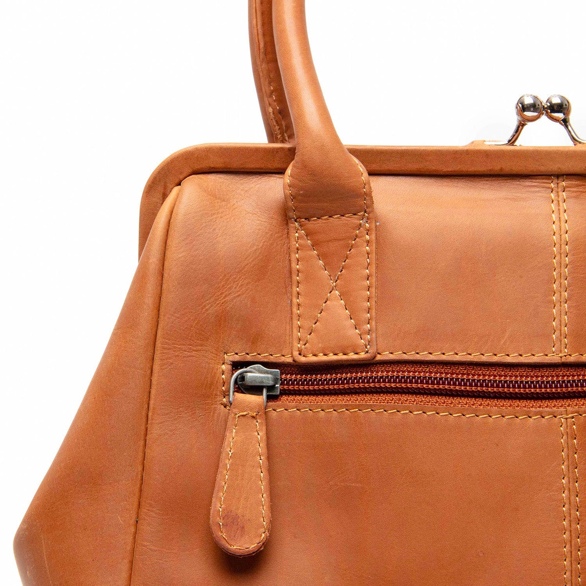 Dorin Full-Grain Leather Handbag نسائي – alternate product view 3