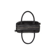 Authentic 100% Full-Grain Leather Grain Texture &amp; Heavy-Duty Seam Stitching Detail