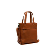 Tailored Rib Cuffs &amp; Hem Craftsmanship Construction Detail on Lingfield Full-Grain Leather Handbag نسائي