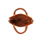 
تفاصيل مقربة of Classic Collar & Heavy-Duty Zipper Hardware on Rivington حقيبة يد جلدية