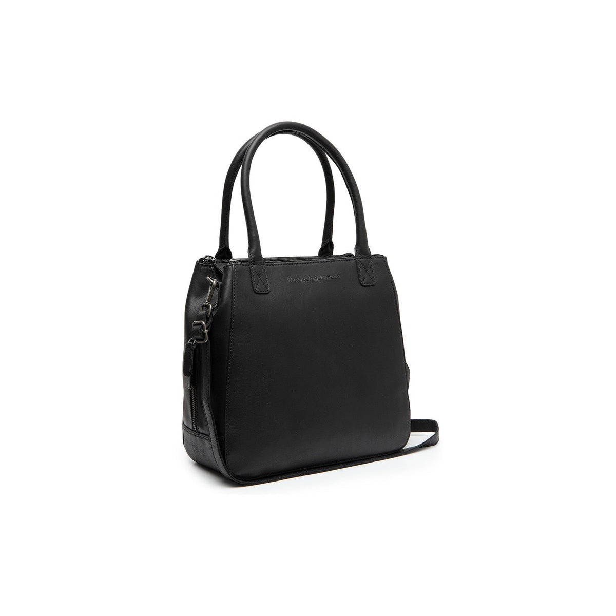 Solvin Full-Grain Leather Handbag نسائي in Classic 100% Full-Grain Leather - Front Profile View &amp; Tailored Silhouette | Buy Online