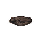Tailored Rib Cuffs &amp; Hem Craftsmanship Construction Detail on Oliver Full-Grain Leather Key Case نسائي