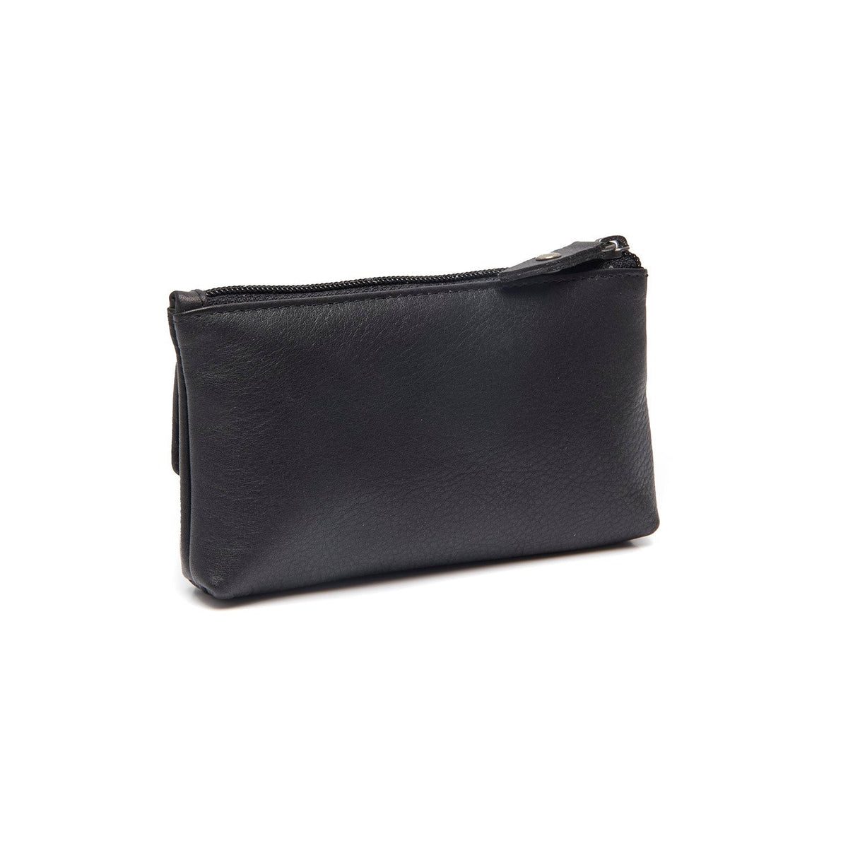 Styled Fit Perspective of Torano Full-Grain Leather Key Case نسائي on Model - Natural Daylight Drape