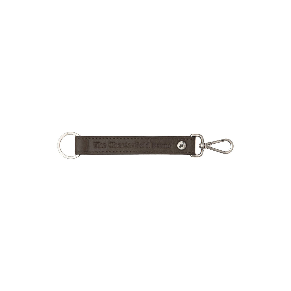 Leather Key Ring نسائي in Classic 100% Full-Grain Leather - Front Profile View &amp; Tailored Silhouette | Buy Online
