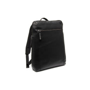 Filmore Full-Grain Leather Laptop Backpack نسائي in Classic 100% Full-Grain Leather - Full Exterior Front Profile View | Buy Online