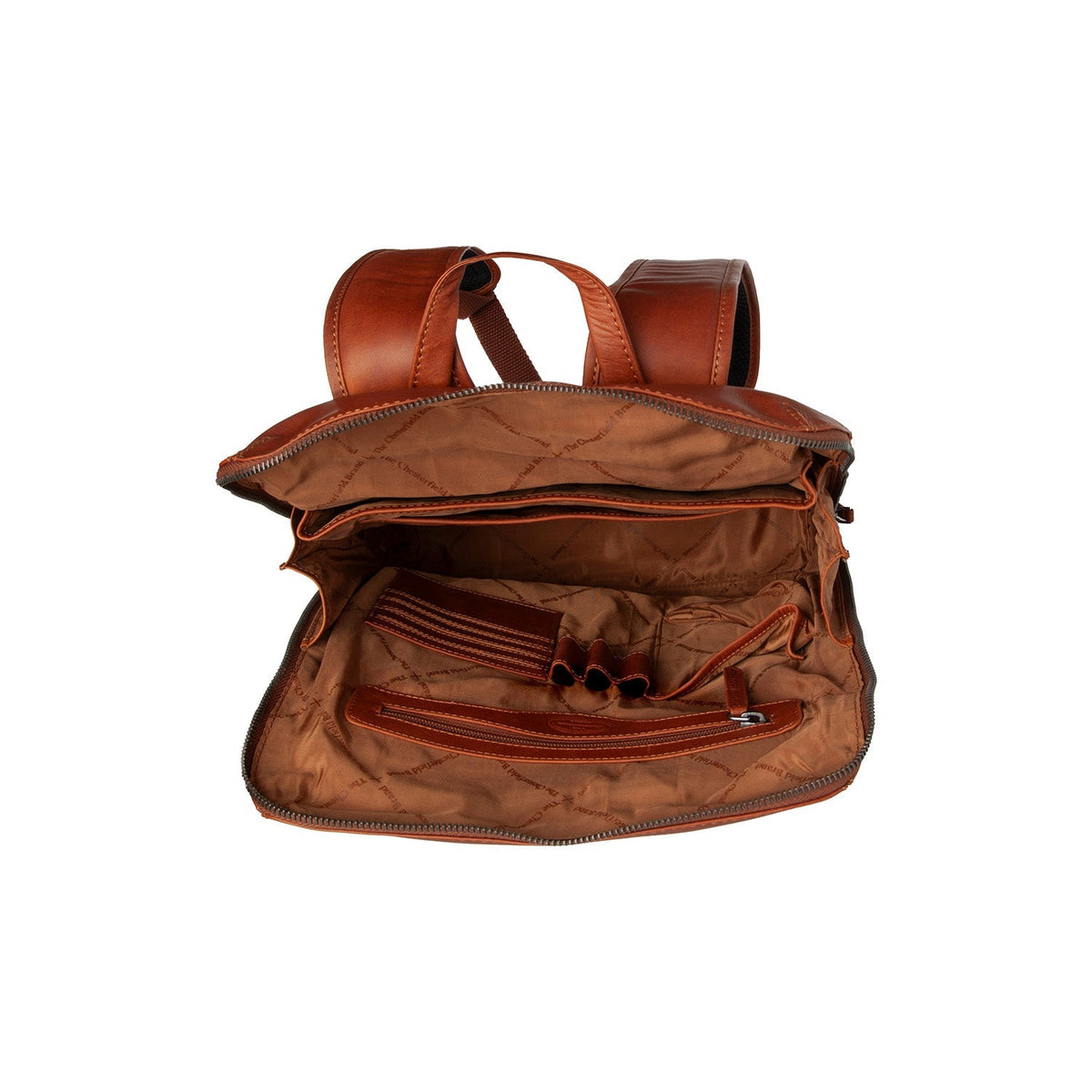 Filmore Full-Grain Leather Laptop Backpack نسائي – alternate product view 3