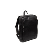 Jasper Full-Grain Leather Laptop Backpack نسائي in Classic 100% Full-Grain Leather - Full Exterior Front Profile View | Buy Online