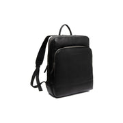 Nicola Full-Grain Leather Laptop Backpack نسائي in Classic 100% Full-Grain Leather - Full Exterior Front Profile View | Buy Online
