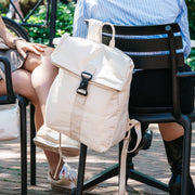 Trondheim Full-Grain Leather Laptop Backpack نسائي – alternate product view 2