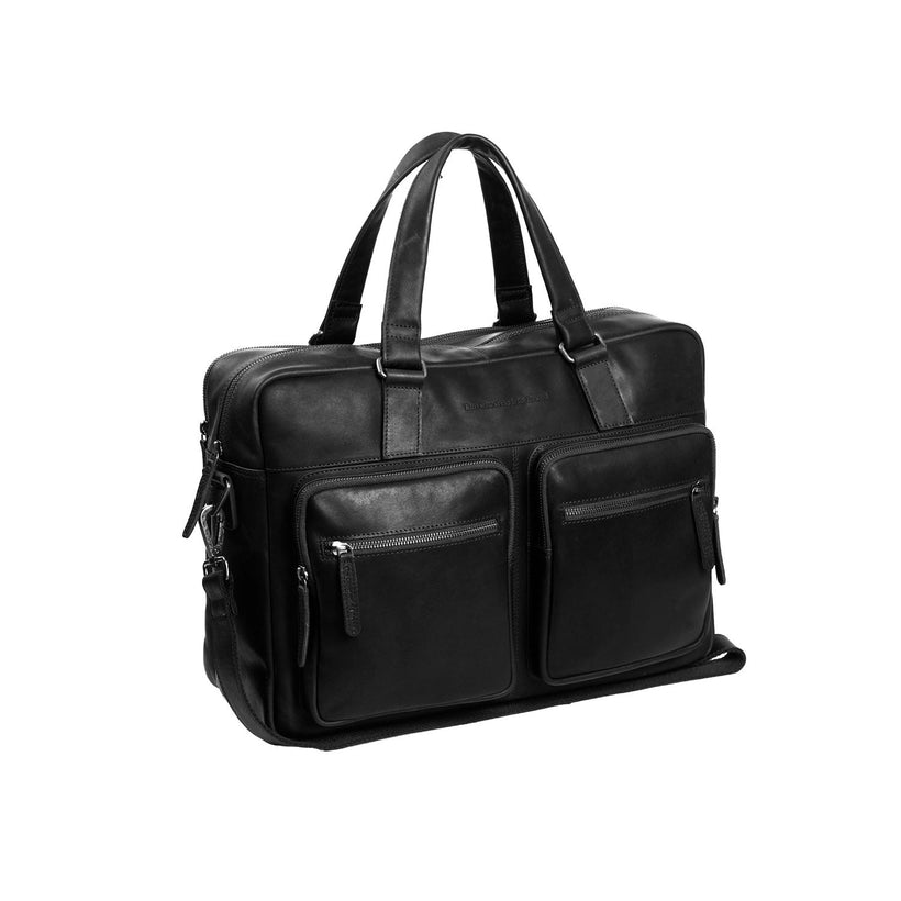 Misha Full-Grain Leather Laptop Bag نسائي