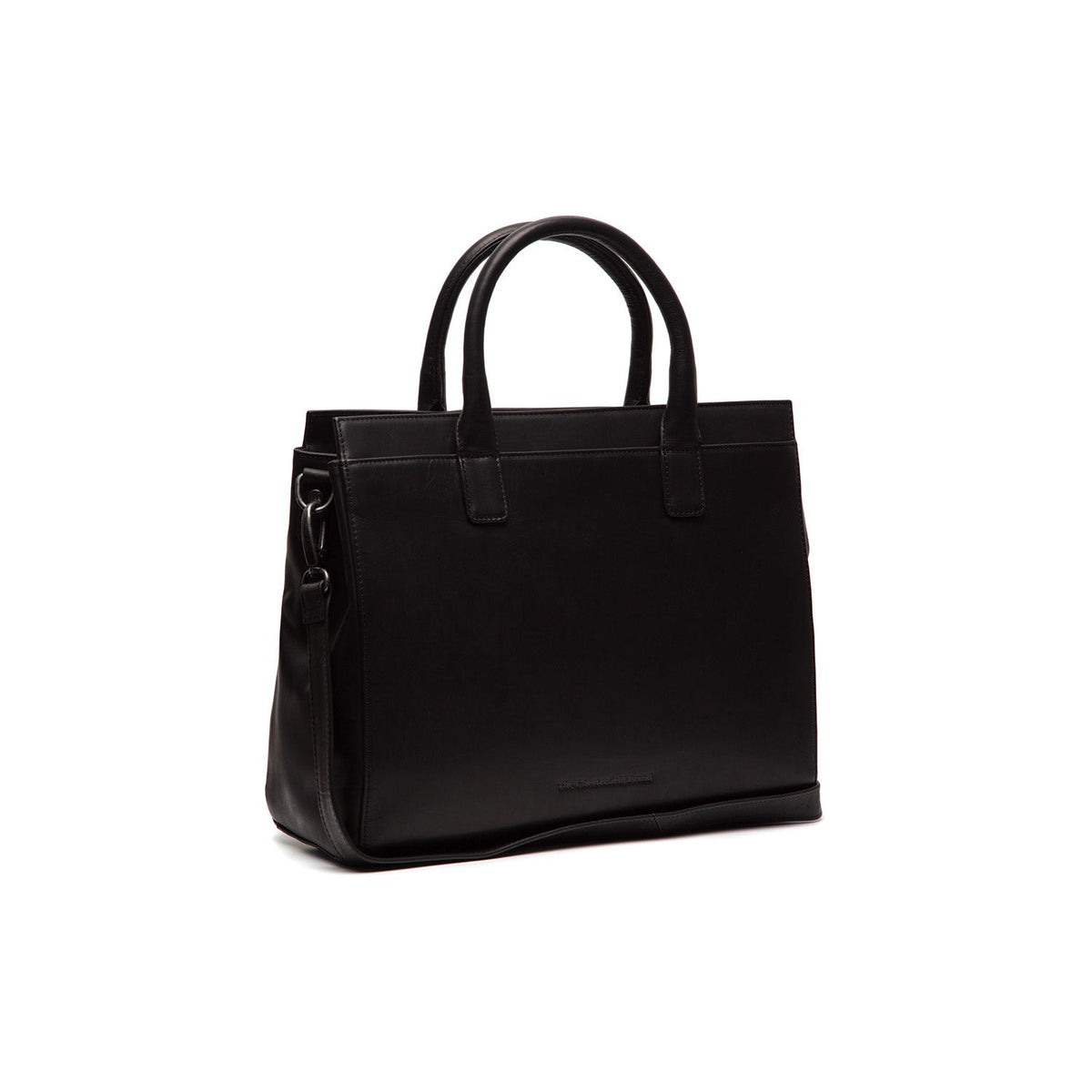 Rivera Full-Grain Leather Laptop Bag نسائي in Classic 100% Full-Grain Leather - Full Exterior Front Profile View | Buy Online