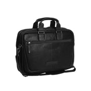 Seth Full-Grain Leather Laptop Bag رجالي in Classic 100% Full-Grain Leather - Full Exterior Front Profile View | Buy Online