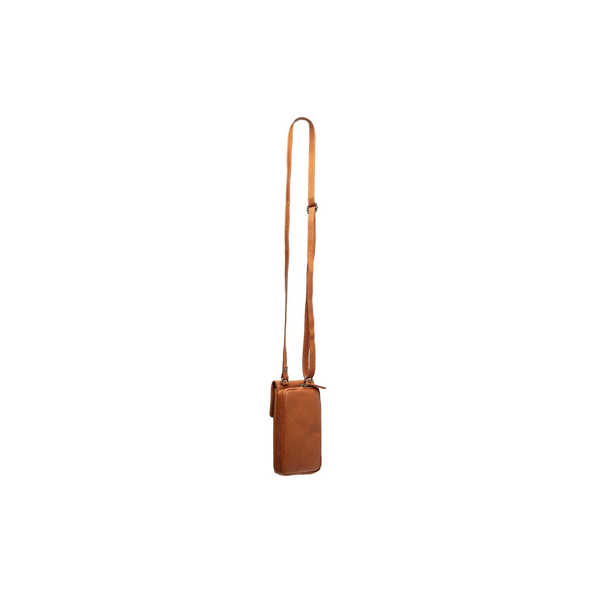 
Cognac Leather Phone Bag Langley, detail view 8