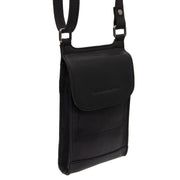 Nebra Full-Grain Leather Phone Bag نسائي in Classic 100% Full-Grain Leather - Front Profile View &amp; Tailored Silhouette | Buy Online
