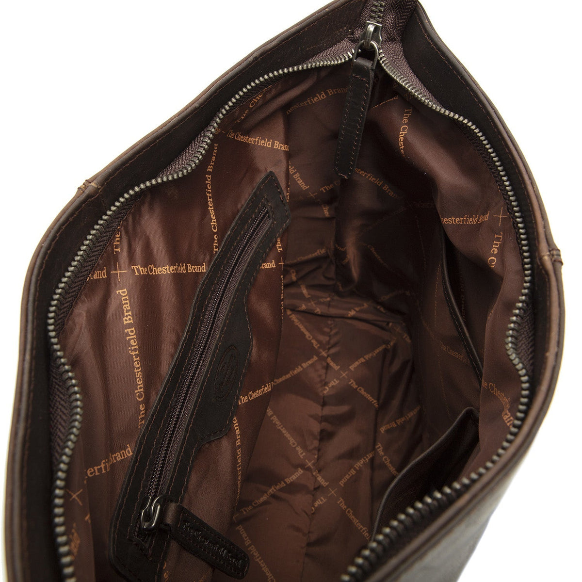 
Brown Leather Shoulder Bag Amelia, detail view 1