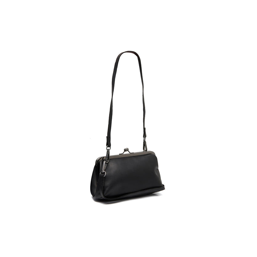 Andrade Full-Grain Leather Shoulder Bag in Classic 100% Full-Grain Leather - Full Exterior Front Profile View | Buy Online