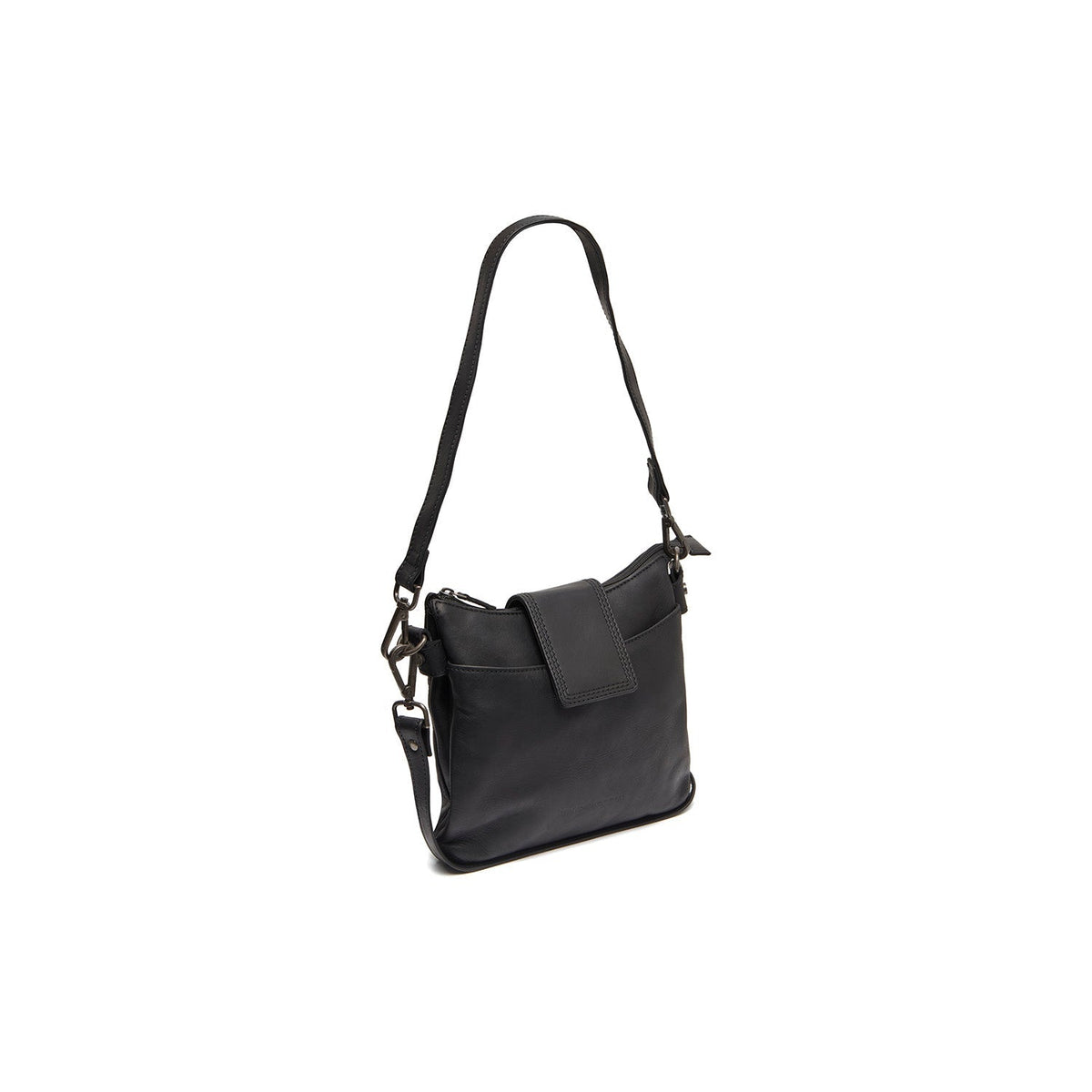 Calora Full-Grain Leather Shoulder Bag نسائي in Classic 100% Full-Grain Leather - Full Exterior Front Profile View | Buy Online