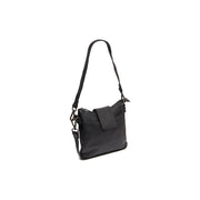 Calora Full-Grain Leather Shoulder Bag نسائي in Classic 100% Full-Grain Leather - Full Exterior Front Profile View | Buy Online