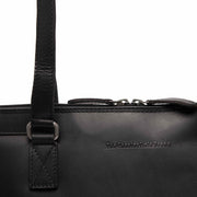 
Classic 100% Full-Grain leather Bag - عرض خلفي يوضح أحزمة الجلد المقواة والخياطة المتقنة