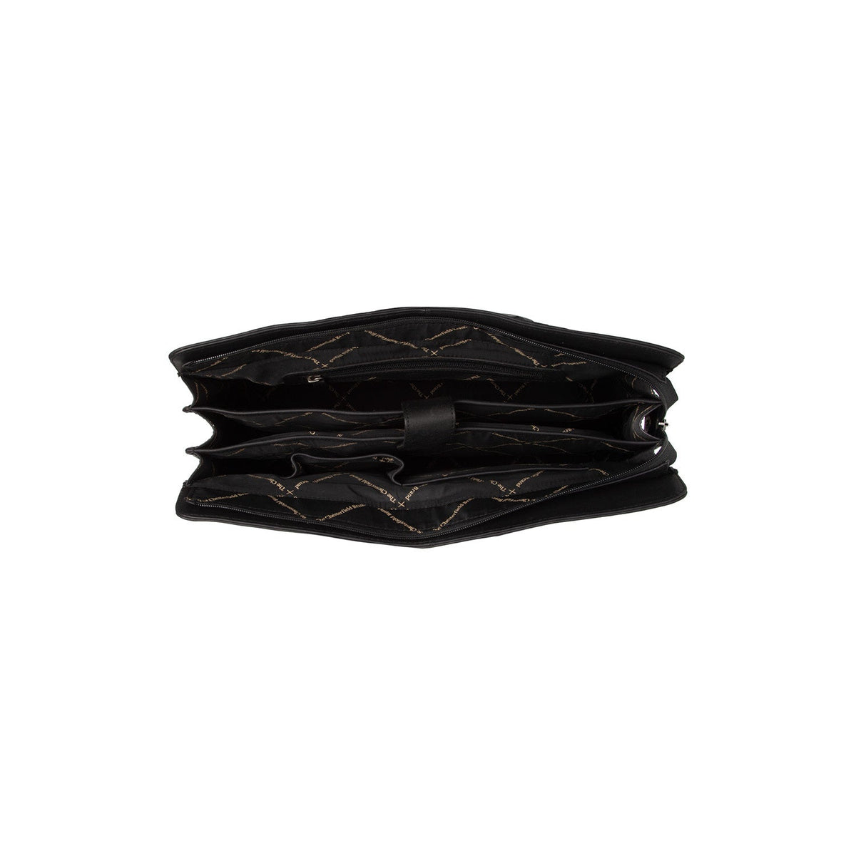 
Solid Antique Brass Hardware & Heavy-Duty Dual Zipper Detail on Fidenza حقيبة كتف جلدية
