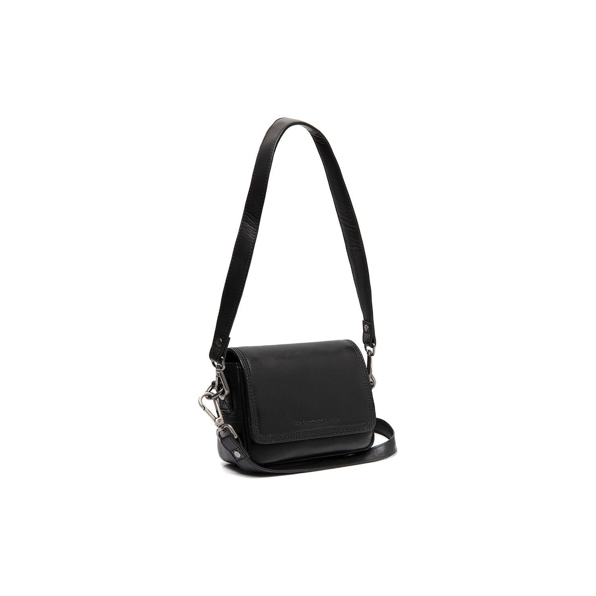 Marcella Full-Grain Leather Shoulder Bag نسائي in Classic 100% Full-Grain Leather - Full Exterior Front Profile View | Buy Online