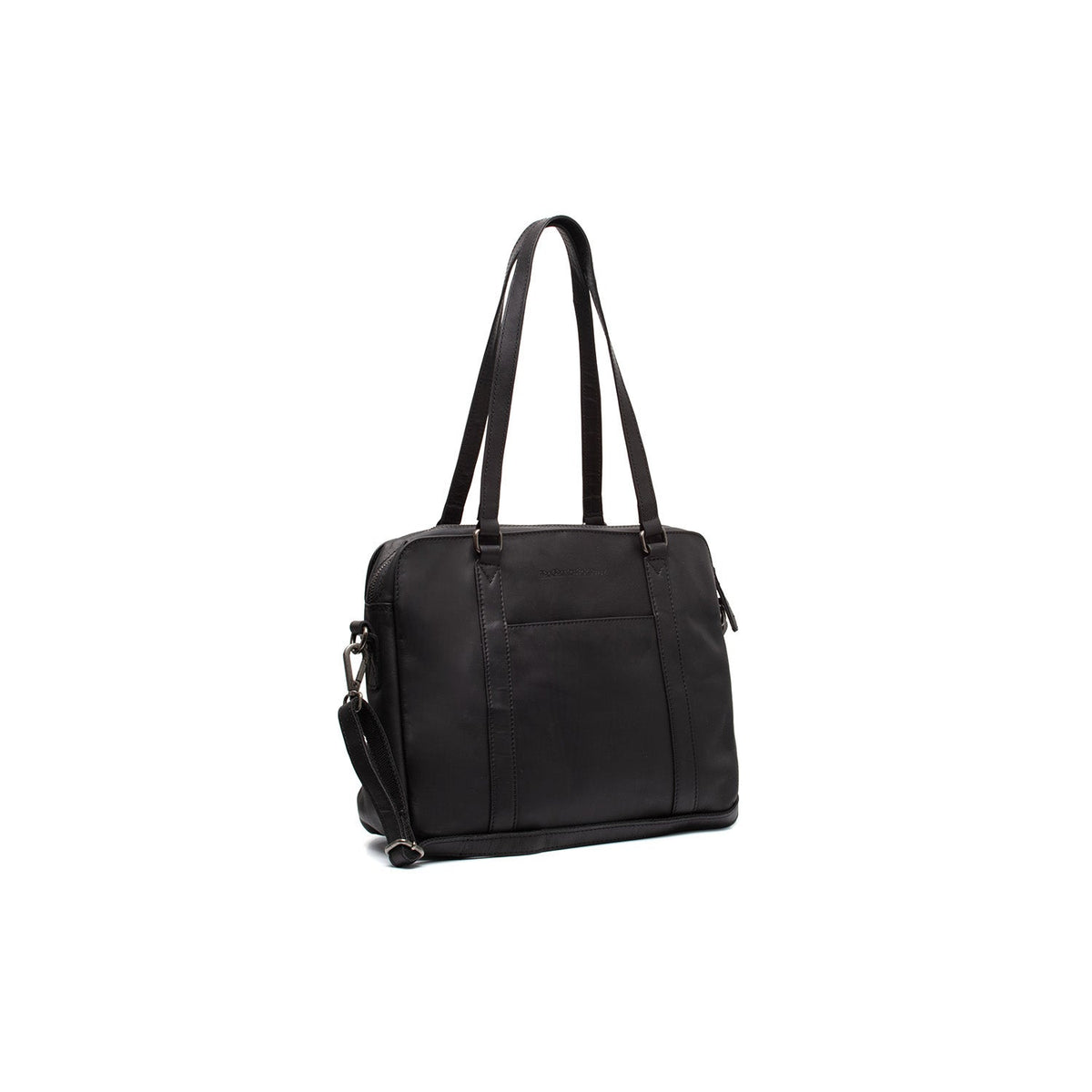 Pretoria Full-Grain Leather Shoulder Bag نسائي in Classic 100% Full-Grain Leather - Full Exterior Front Profile View | Buy Online
