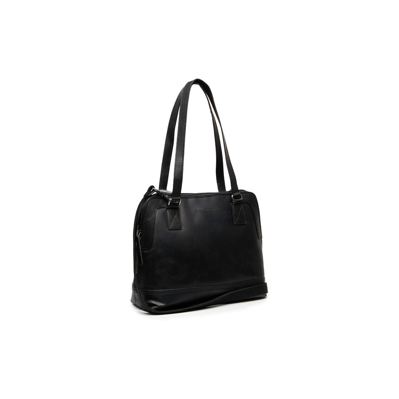 Seron Full-Grain Leather Shoulder Bag in Classic 100% Full-Grain Leather - Full Exterior Front Profile View | Buy Online