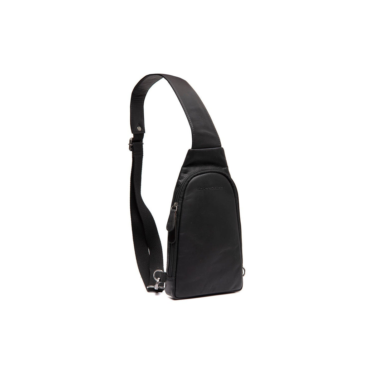 Leather Sling Bag Bowey نسائي in Classic 100% Full-Grain Leather - Full Exterior Front Profile View | Buy Online
