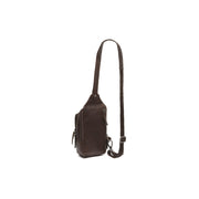 Brown Leather Sling Bag Riga نسائي, detail view 4