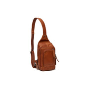 Cognac Leather Sling Bag Riga نسائي, front view