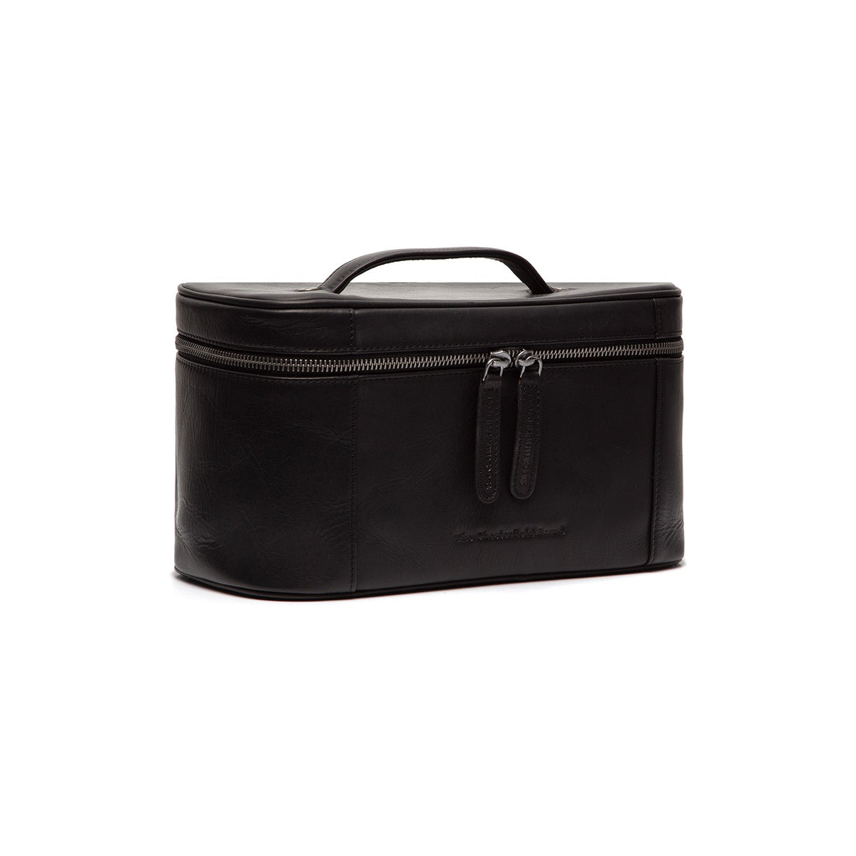 Limone Full-Grain Leather Toiletry Bag نسائي in Classic 100% Full-Grain Leather - Front Profile View &amp; Tailored Silhouette | Buy Online
