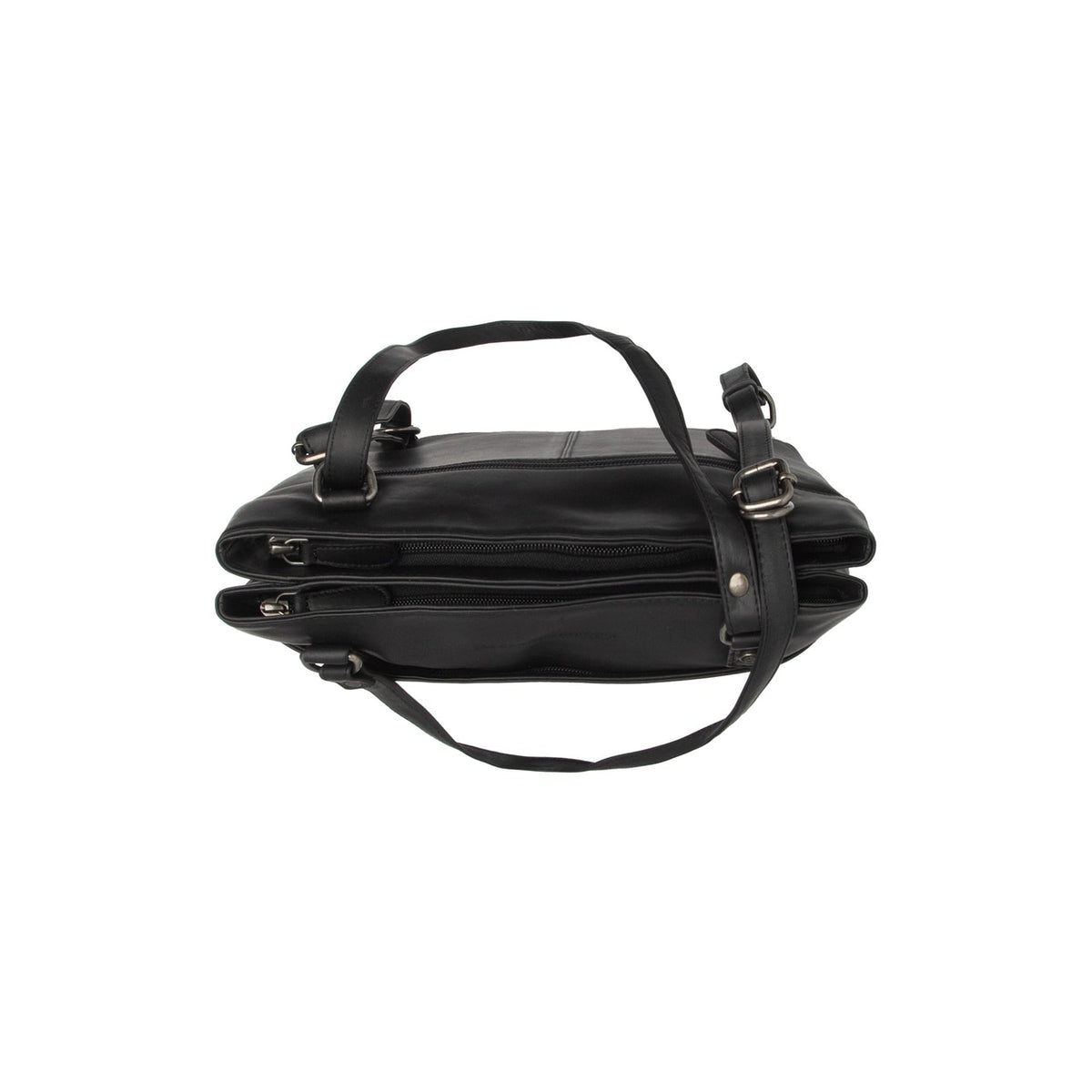 
Classic 100% Full-Grain leather Bag - عرض خلفي يوضح أحزمة الجلد المقواة والخياطة المتقنة