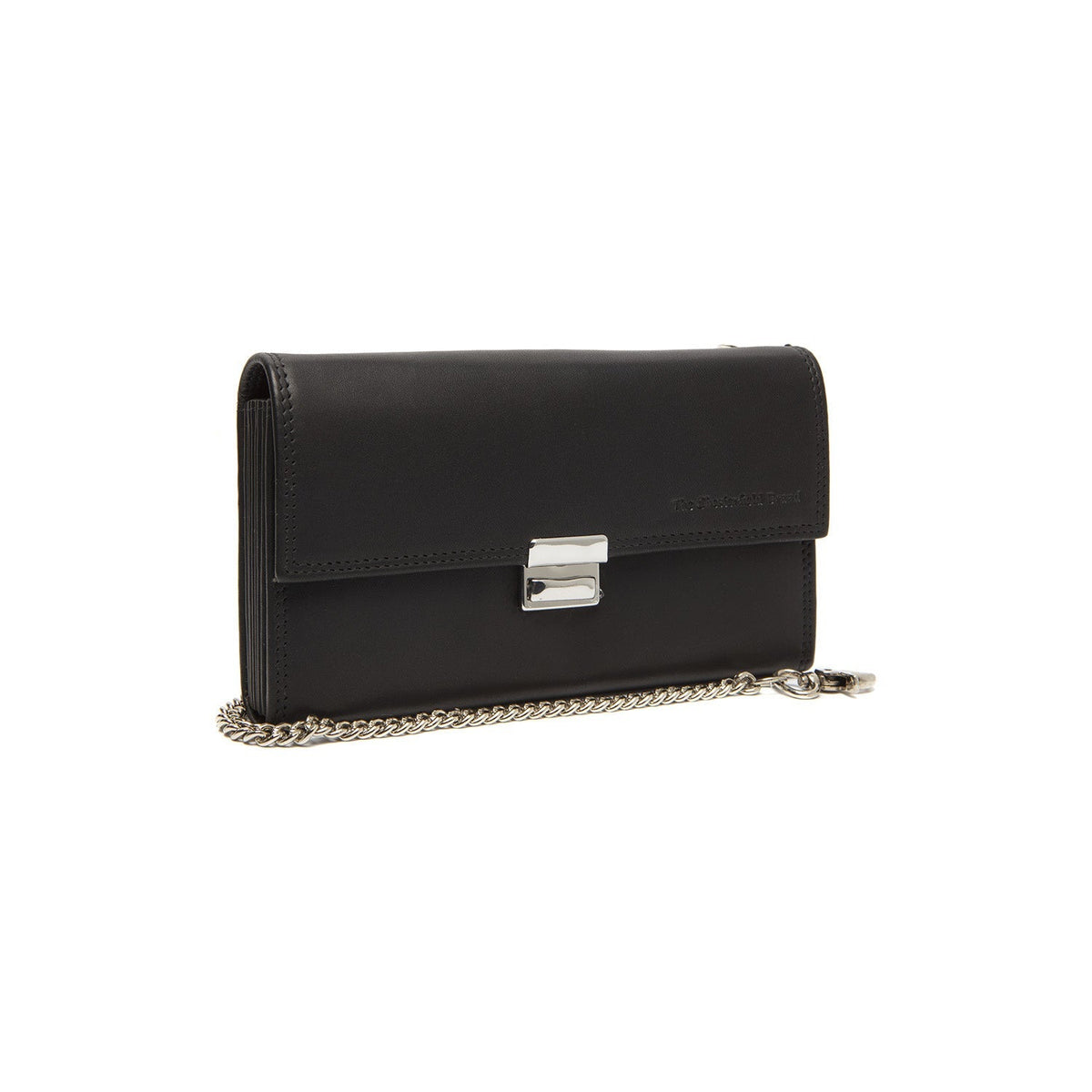 Elba Full-Grain Leather Waiter Wallet نسائي in Classic 100% Full-Grain Leather - Full Exterior Front Profile View | Buy Online