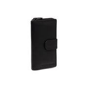 Charlotte Full-Grain Leather Wallet نسائي in Classic 100% Full-Grain Leather - Full Exterior Front Profile View | Buy Online