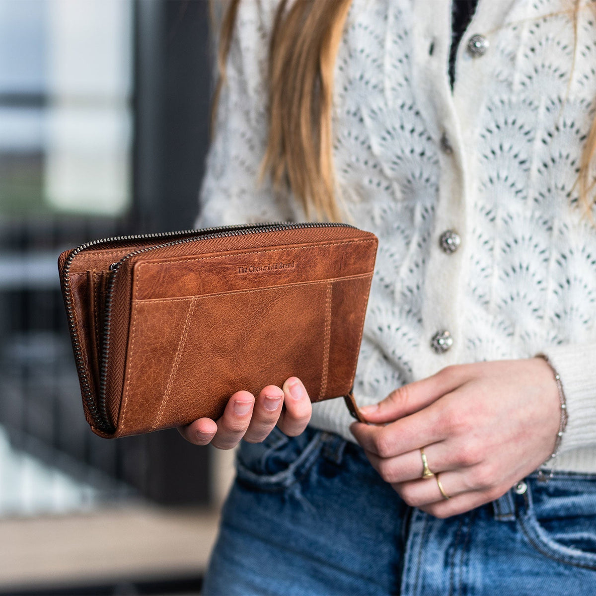 Havana Full-Grain Leather Wallet نسائي – alternate product view 2