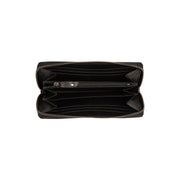 
Solid Antique Brass Hardware & Heavy-Duty Dual Zipper Detail on Livorno محفظة جلدية فاخرة