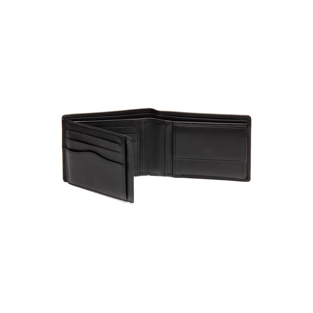 
Classic 100% Full-Grain leather Wallet - عرض خلفي يوضح أحزمة الجلد المقواة والخياطة المتقنة